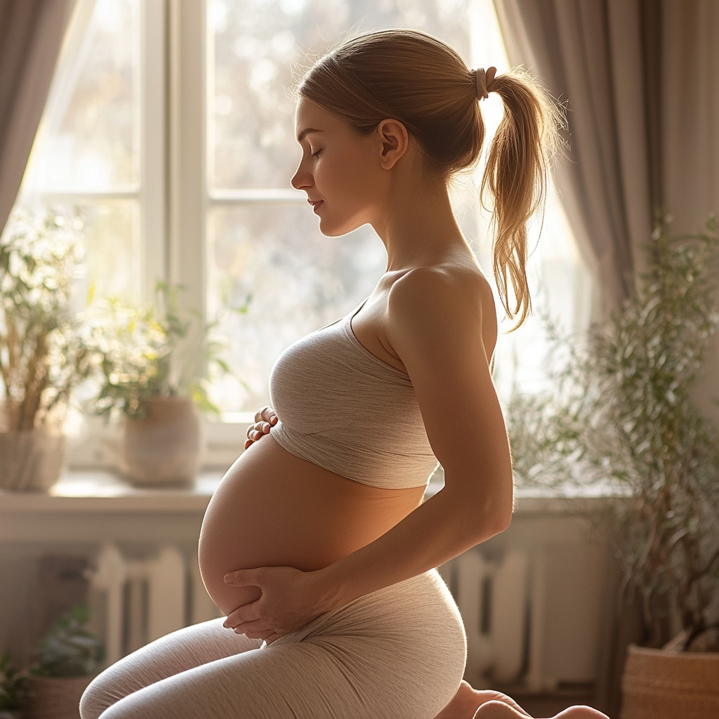 Пренатальна йога для вагітних жінок з адаптованими позами